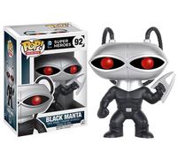Dc Comics Black Manta 9.5cm Vinyle Figurine Pop Heroes 94 Funko Tout Neuf