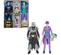 Dc Comics Dc Batman - Figurine Articulée Batman Vs Le Joker 30 Cm - Figurines + Accessoires - Créez Vos Aventures Et Combats - Super Héros Et Super Vilain - Jouet À Collectionner - Jouet Enfant 4 Ans