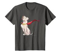 DC Comics DC League of Super-Pets Krypto Cape Camiseta T-Shirt, Enfant, Asphalte, 2 Ans