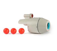 DC Comics DC - Teen Titans Go! - Meatball Blaster Cyborg - Lanceur Avec 3 Boulettes - Effets Sonores - Jouet À Collectionner - Super Héros - Jouet Enfant 4 Ans Et +