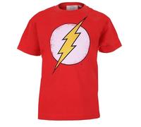 dc comics Distressed Flash Logo - Boys - T-Shirt T-Shirt Garçon