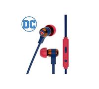 DC Comics Ecouteurs intra-auriculaire stéréo ergonomique Ultra confortable avec Microphone et Bouton de Multifonction - Superman