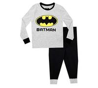 DC Comics - Ensemble De Pyjamas - Batman - Garçon - Bien Ajusté - Gris - 7-8 Ans