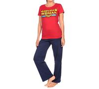 DC Comics - Ensemble De Pyjamas - Wonder Woman - Femme - Rouge - Small