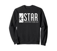 DC Comics Flash Star Labs Logo White Sweatshirt