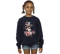 DC Comics - "Forces Of Nature" Sweat-shirt pour fille BI15464 (140-146) (Bleu marine)