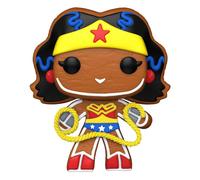Funko Pop! Heroes: DC Holiday - Wonder Woman - WW - Gingerbread - DC Comics- Figurine en Vinyle à Collectionner - Idée de Cadeau - Produits Officiels - Jouets pour Les Enfants et Adultes