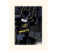 DC Comics Image + Passe-Partout 30 x 40 cm - Lego Batman