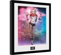 DC Comics impression d'art avec cadre : Harley Quinn Suicide Squad (40 x 30 cm)