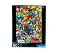 DC Comics Jigsaw Puzzle Retro Cast (1000 pièces) Verseau