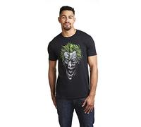 DC Comics Joker T-Shirt, Noir (Noir sur Noir), XX-Large Men's