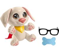 DC Comics Krypto Super Chien Figurine Chiot articulé avec Plus de 15 Sons et mélodies Amusantes et Accessoires Dont Lunettes Amovibles, Jouet Enfant, Dès 3 Ans, HGV05