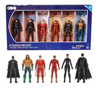 DC Comics Lot de 6 figurines d'action de super héros en édition limitée WB Anniversary Collectible, jouets de super-héros pour enfants à partir de 3 ans