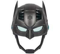 DC Comics Masque de Batman armure Up avec visière, plus de 15 sons et phrases, lumineux, piles incluses, costume de super héros, jeu de rôle pour garçons et filles à partir de 4 ans