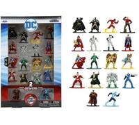 DC Comics Nano JADA Set Boîte Spécial 18 Figurines 4cm Métalfigs