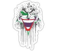 DC Comics Originals Joker Et Chauve-Souris Autocollant Sticker