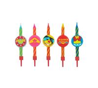 Cinereplicas DC Comics - Bougies d'anniversaire Wonder Woman (Set de 10) - Licence Officielle