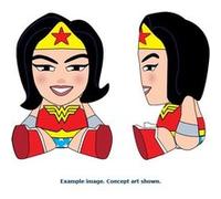 Dc Comics Phunny Plush Figure Wonder Woman 15 Cm Kidrobot Peluches G