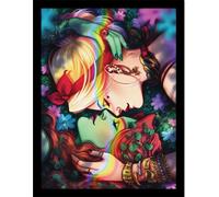 DC Comics - Poster encadré "Harley & Ivy Pride" PM8653 (40 cm x 30 cm) (Coloured)