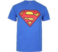 Dc Comics Regular Fit T-Shirt Bleu 2X Large Male
