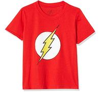 DC Comics RGBTS063REDSML-RED_1-2 Years (Age 1-2) T-Shirt, 5-6 Ans Boy's