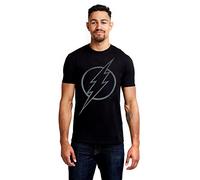 DC Comics RGMTS143 T-Shirt, Black, L Men's