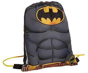 DC Comics Sac à dos de sport avec cordon de serrage Motif Batman, Noir , taille unique