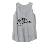 DC Comics Suicide Squad Daddys Lil Monster Débardeur, Femme, Gris Chiné, M