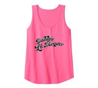 DC Comics Suicide Squad Daddys Lil Monster Débardeur, Femme, Rose Fluo, L