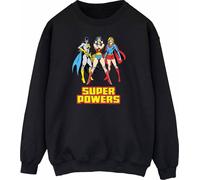 DC Comics - "Super Power Group" Sweat-shirt pour femme BI1768 (XL) (Noir)