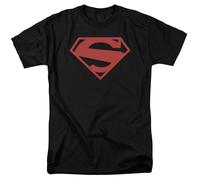 DC Comics - Superman - 52 Rouge Bloc - Unisexe Adulte T-Shirt - Noir