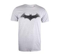 DC Comics Batman-Bat Logo T-Shirt, Gris (Grey Heather Hgy), X-Large Homme