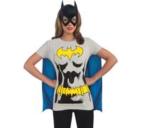 DC Comics, t-Shirt Batgirl, avec Cape et Masque