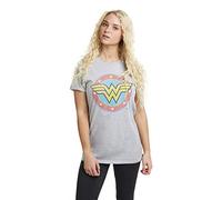 DC Comics T-Shirt Ww Classic pour Femme, Gris Sport, 16 UK