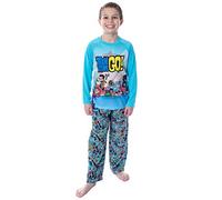 DC Comics Teen Titans Go! Chill Ensemble pyjama 2 pièces raglan et pantalon pour garçon, Teen Titans Go!, 8