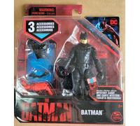 Dc Comics The Batman 4-inch Action Figurine W/3 Accessoires - Neuf & Bateaux