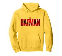 DC Comics The Batman Logo Sweat à Capuche, Unisexe pour Adultes, Citron, S