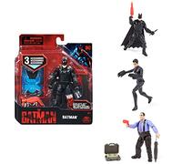 DC Comics, The Batman Movie Figurine articulée de 10,2 cm (Wingsuit Batman ou The Penguin ou Selina Kyle) (style assorti)