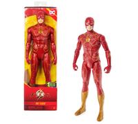 DC Comics THE FLASH - Figurine Flash 30 Cm - Figurine Flash Articulée 30 Cm - Revivez Les Aventures De L'homme A Grande Vitesse Et Des Super Héros - Film The Flash - Jouet Enfant 3 Ans Et +