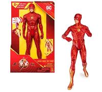 DC COMICS THE FLASH - Figurine Interactive Flash Deluxe 30 Cm - Sons & Lumières - Revivez Les Aventures De L'homme A Grande Vitesse Et Des Super Héros - Film The Flash - Jouet Enfant 3 Ans Et +