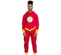 DC Comics The Flash Pyjama une pièce à capuche pour adulte - Multicolore - S