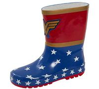 DC Comics Wonder Woman Bottes de pluie en caoutchouc pour femme - - Rouge, 36 2/3 EU