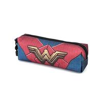 DC Comics Wonder Woman Emblem-Trousse Carré HS, Bleu Foncé