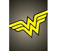 DC Comics (Wonder Woman Symbol Toile Imprimée, Multicolore, 60 x 80 cm