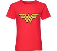 DC Comics - "Wonder Woman" T-shirt pour femme HE235 (XL) (Rouge)