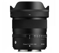 DC Contemporary 15 mm f/1.4-16 - Objectif à focale fixe Sigma pour Fuji X, Noir