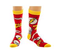 DC Cr3gwidco Comics Flash Logo et de caractère Crew Chaussettes (Taille Unique)