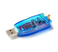 DC-DC 5V à 3.3V 9V 12V 24V USB Step ettes/Down Power Supply Tech Réglable Boost Buck Converter Out DC 1.0V-24V avec étui - Type Red #B