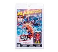 DC Direct - Figurine McFarlane 8cm avec Comic DC Page Punchers Flashpoint - The Flash (Flashpoint) - TM15841