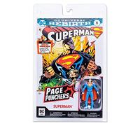 DC Direct - Figurine McFarlane 8cm avec Comic DC Rebirth Page Punchers - Superman (Rebirth) - TM15843